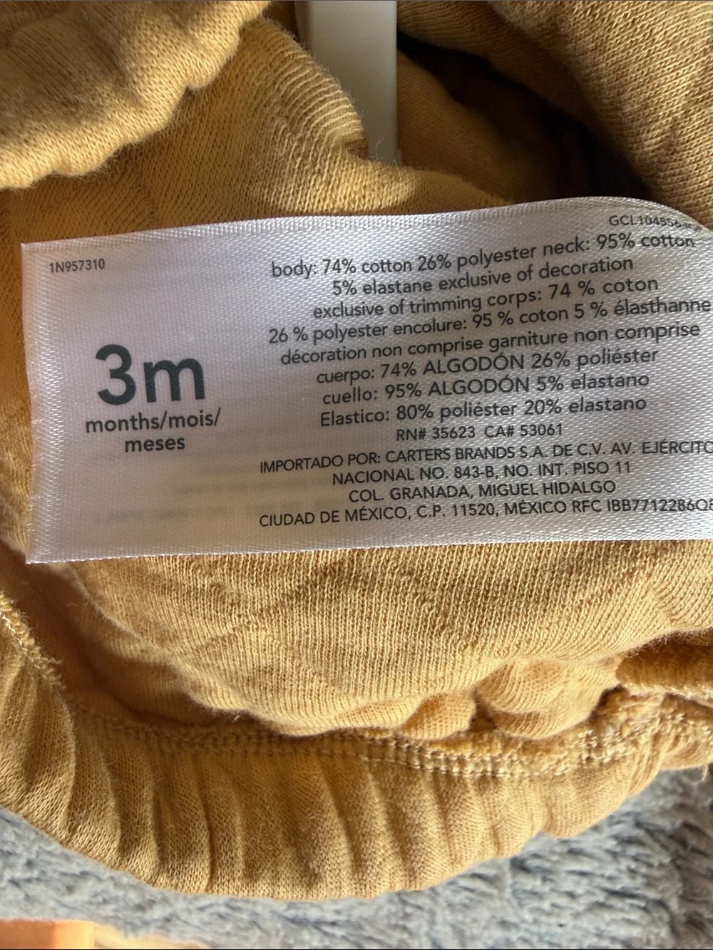 Carters carter quilted